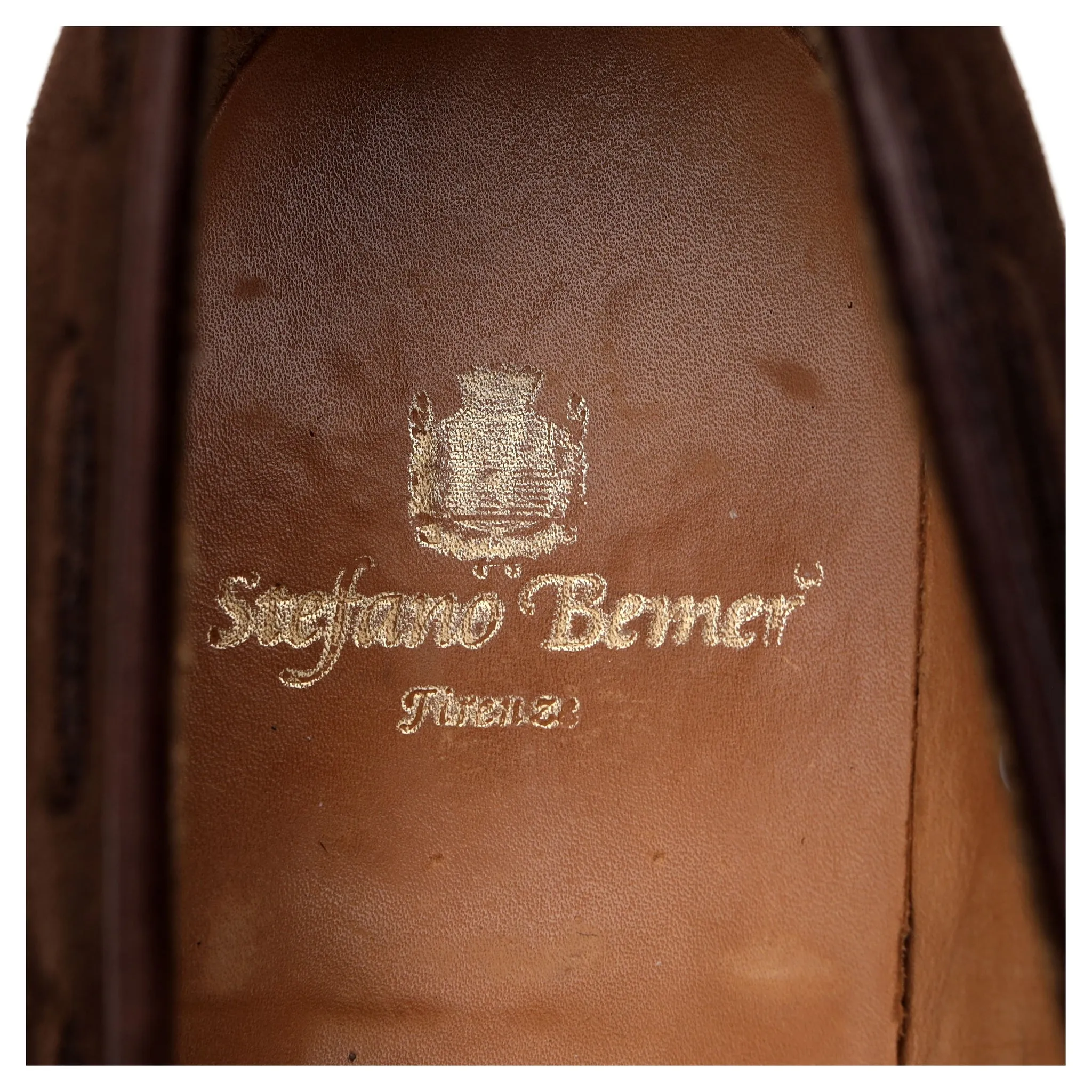 '1327' Dark Brown Suede Tassel Loafers UK 7