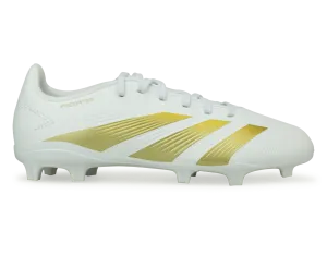 adidas Kids Predator League FG White/Gold