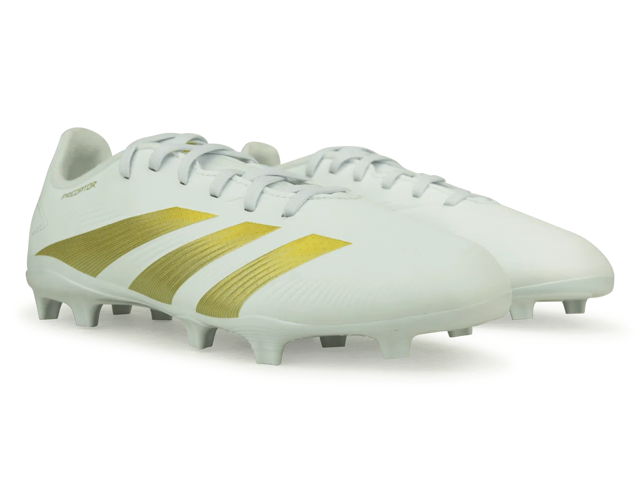 adidas Kids Predator League FG White/Gold