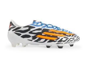 adidas Men's F50 adizero FG Messi (Battle Pack) White/Neon Orange/Black