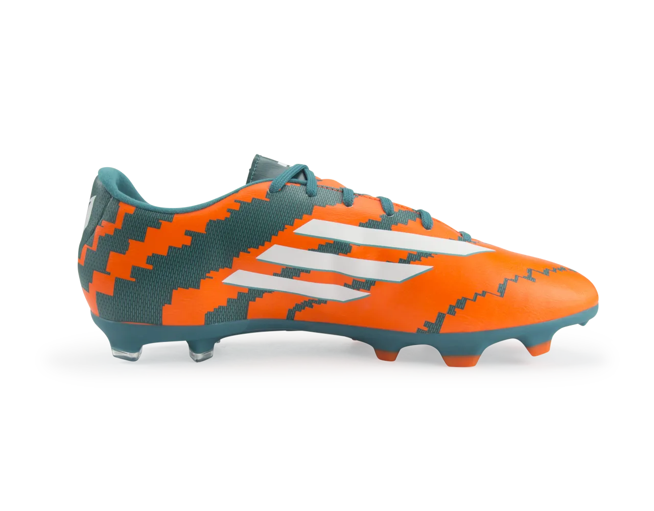 adidas Men's Messi 10.3 FG Power Teal/White/Solar Orange