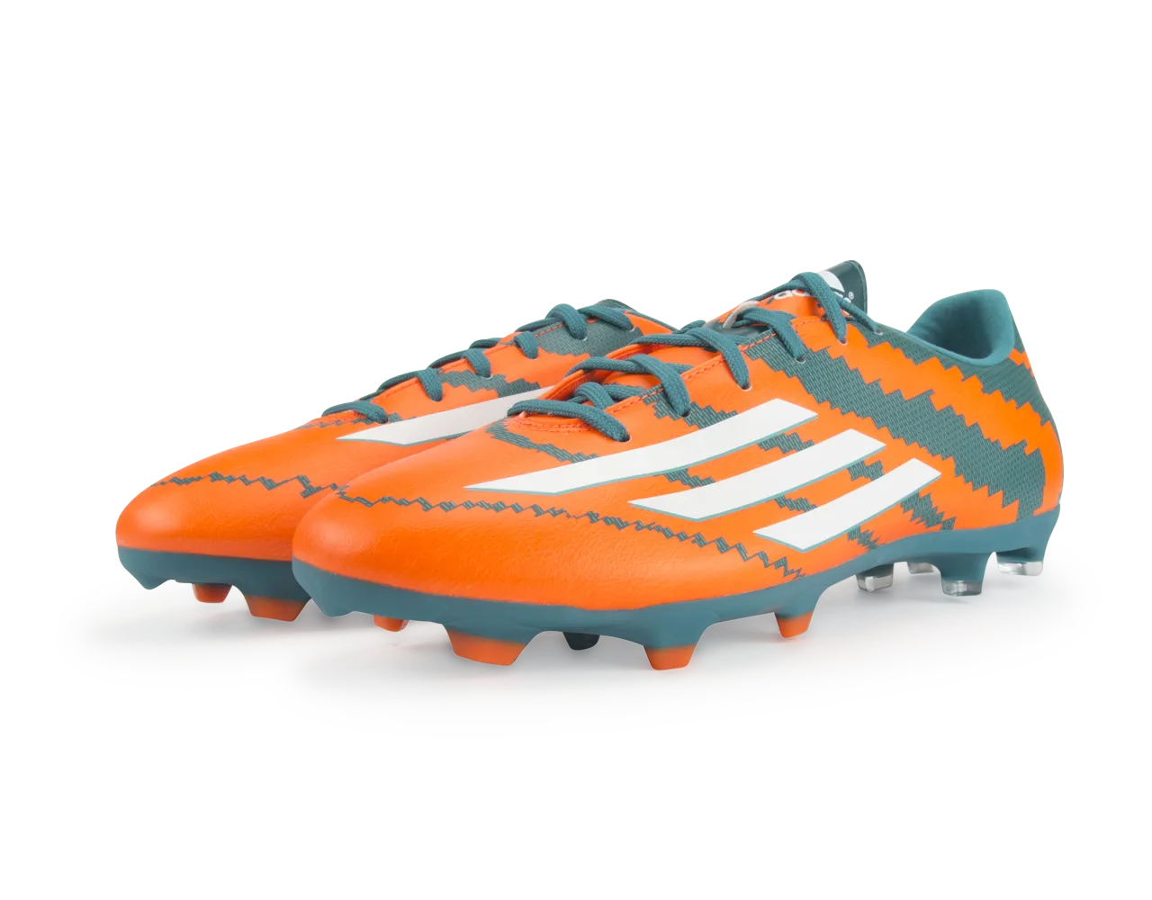 adidas Men's Messi 10.3 FG Power Teal/White/Solar Orange