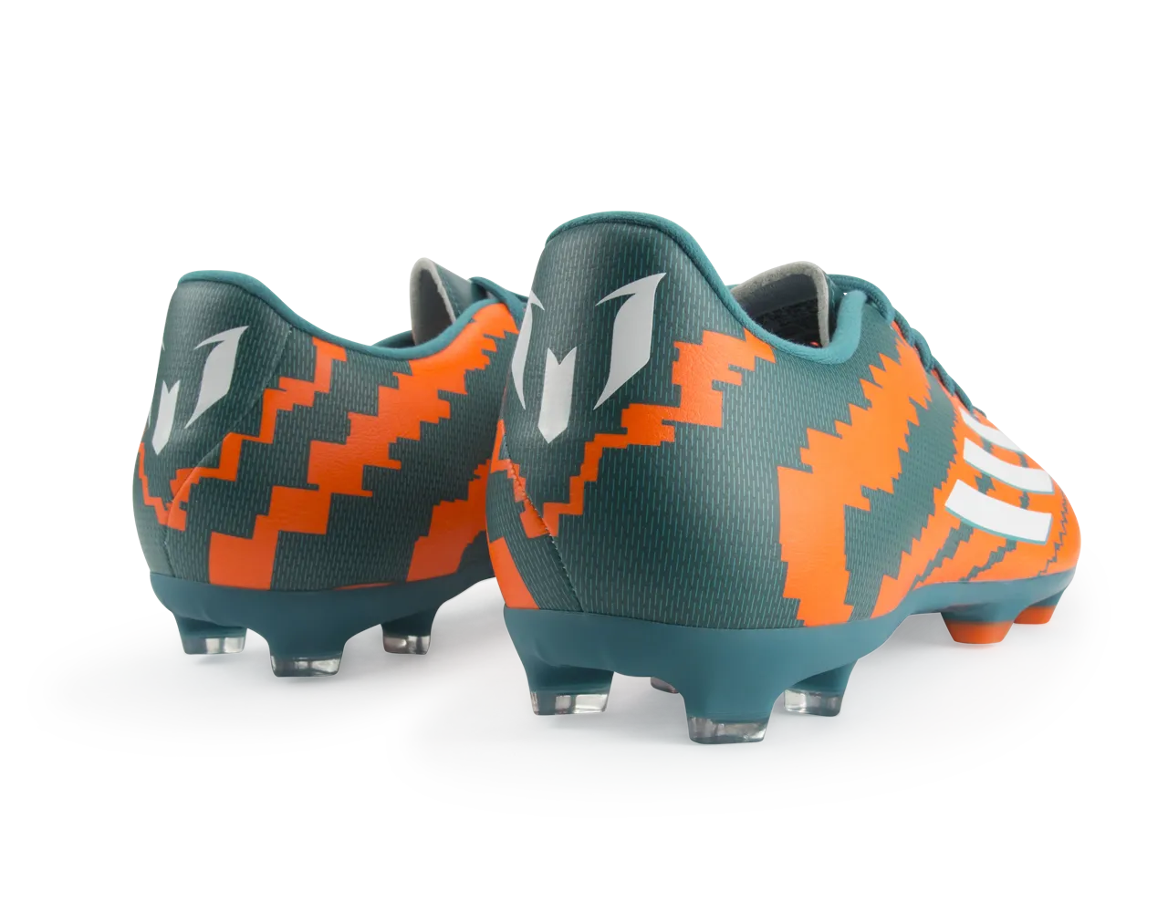 adidas Men's Messi 10.3 FG Power Teal/White/Solar Orange