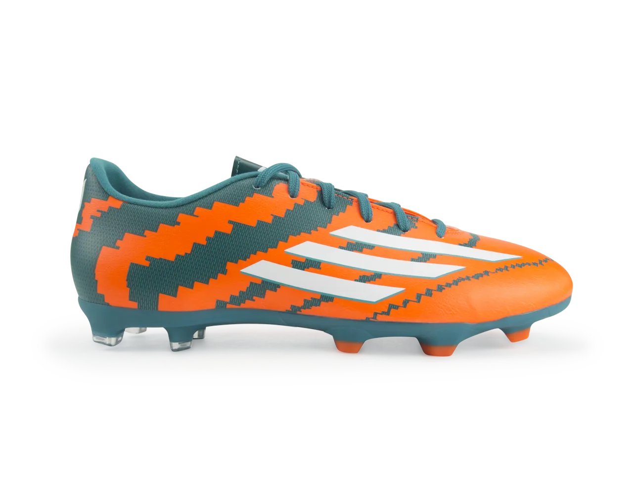 adidas Men's Messi 10.3 FG Power Teal/White/Solar Orange