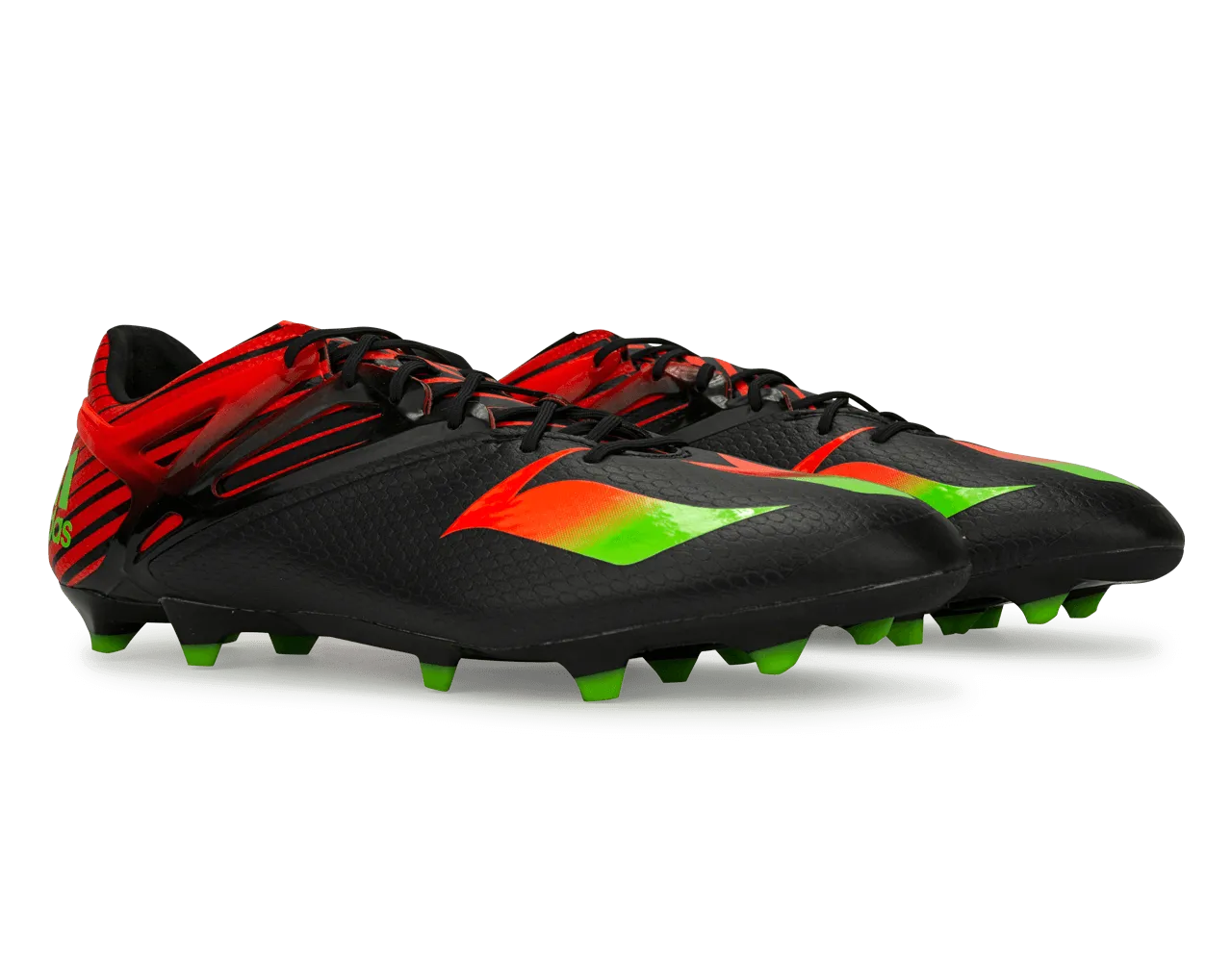adidas Men's Messi 15.1 FG/AG Core Black/ Neon Green/Infrared