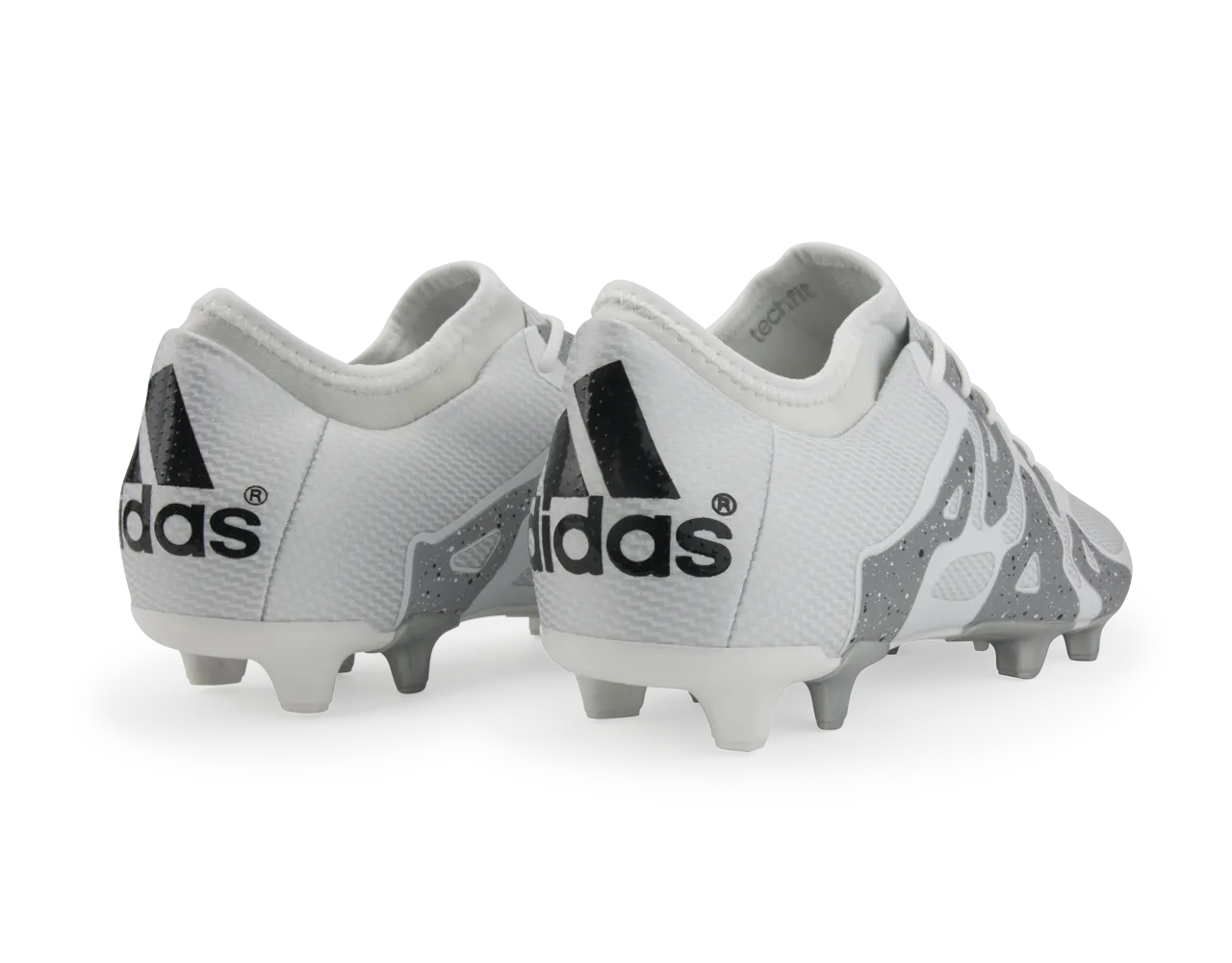 adidas Men's X 15.1 FG/AG White/Core Black/Silver Metallic