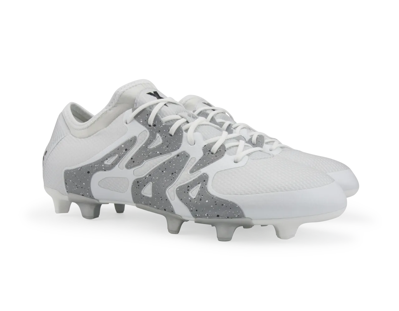 adidas Men's X 15.1 FG/AG White/Core Black/Silver Metallic