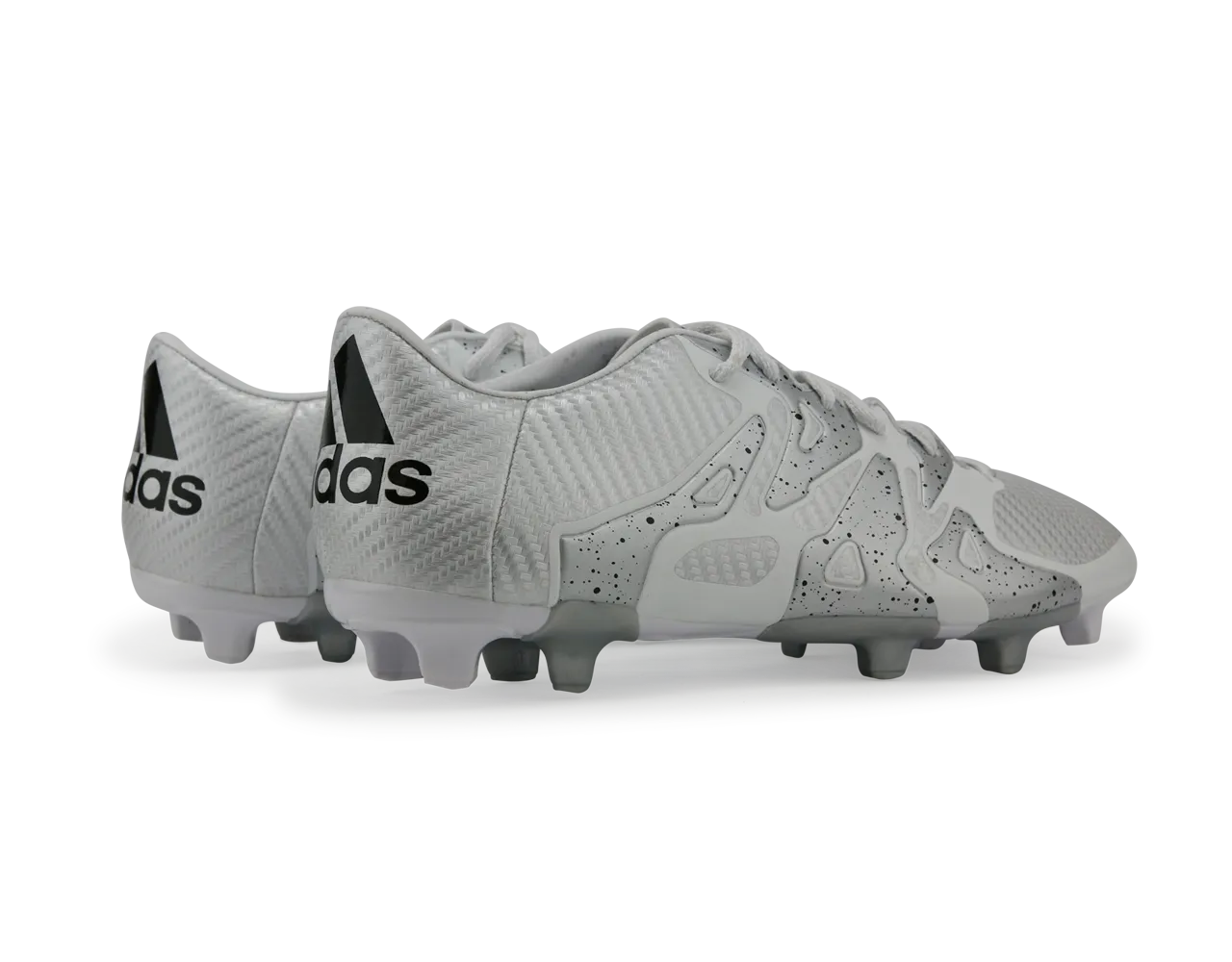 adidas Men's X 15.3 FG/AG White/Core Black/Silver Metallic
