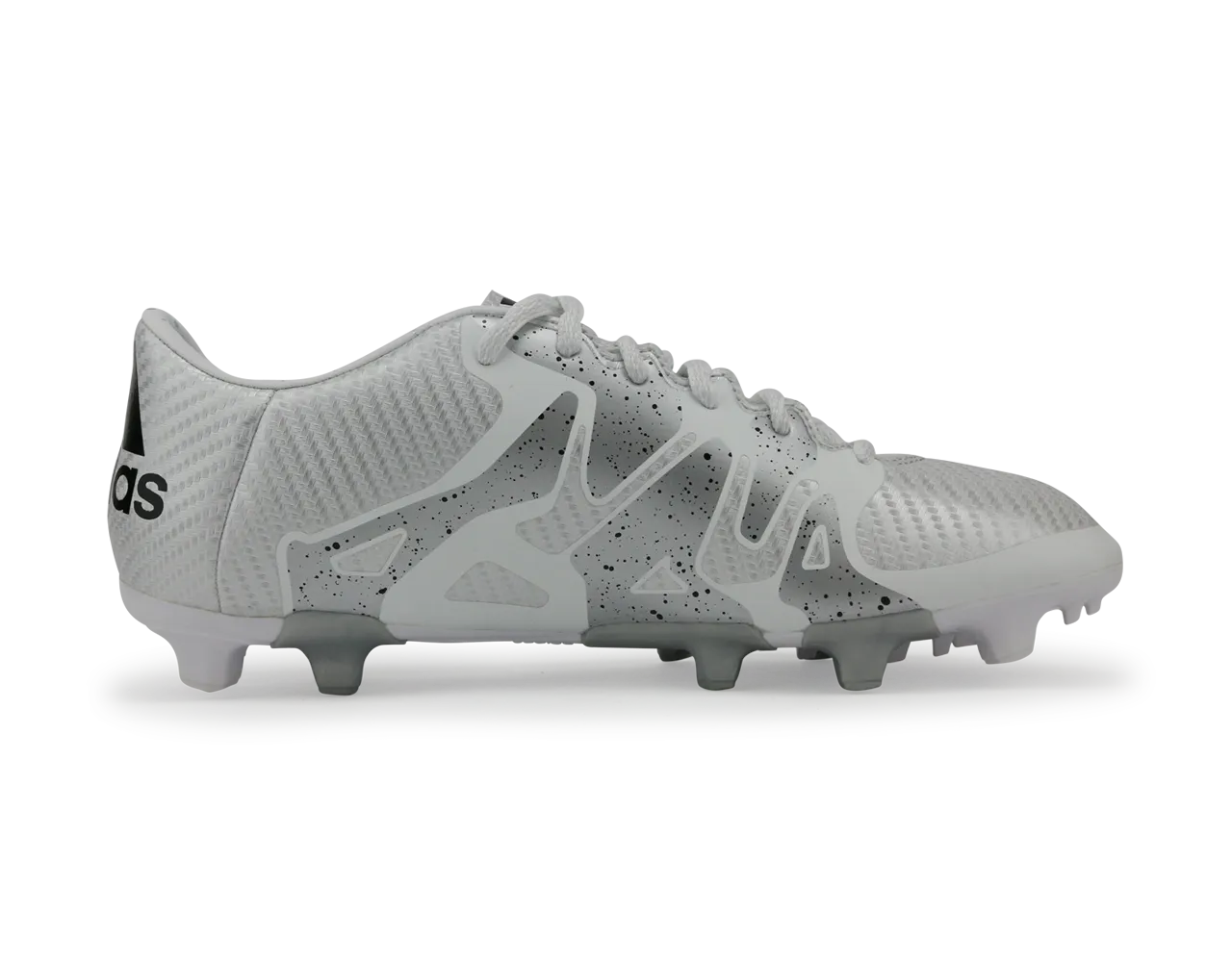 adidas Men's X 15.3 FG/AG White/Core Black/Silver Metallic