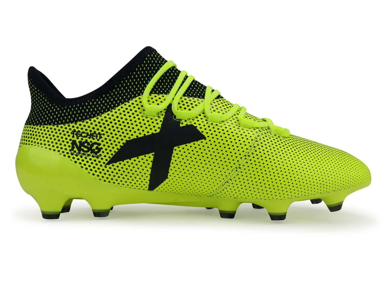 adidas Men's X 17.1 FG Solar Yellow/Legend Ink