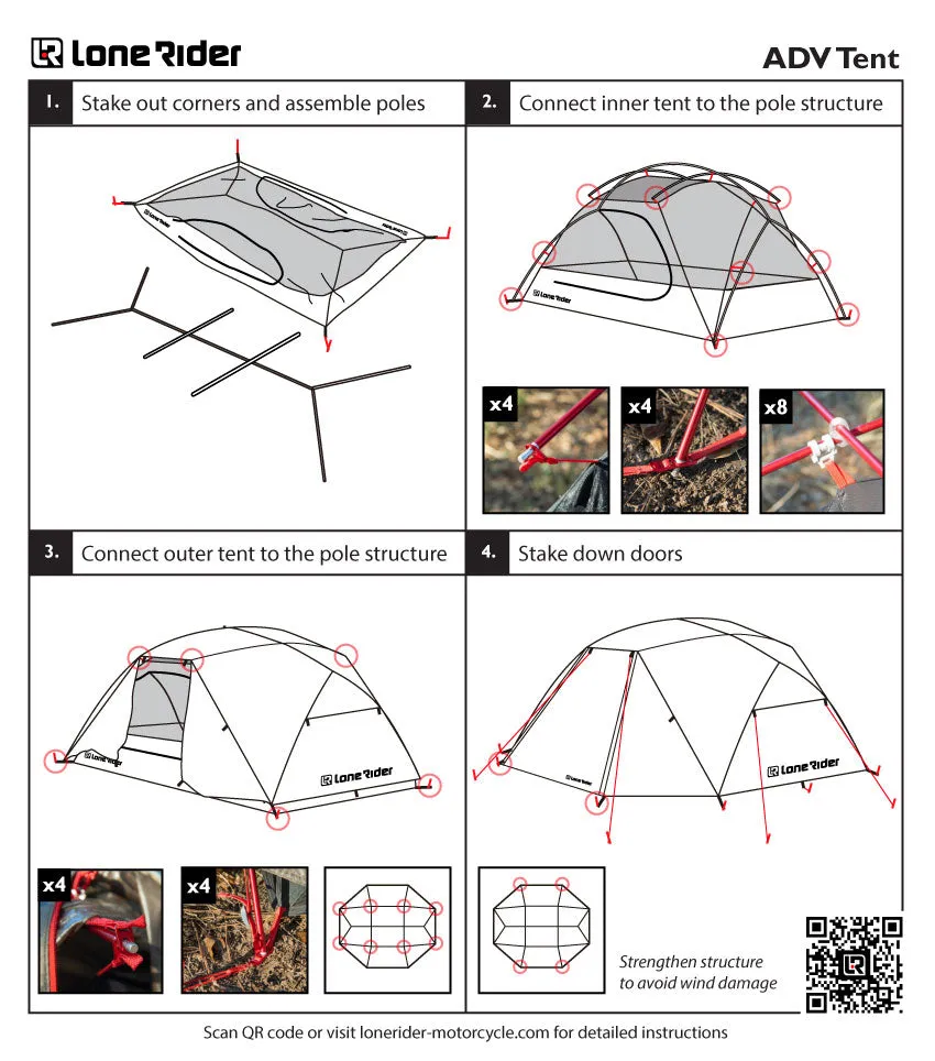 ADV Tent - Adventure Motorcycle Tent