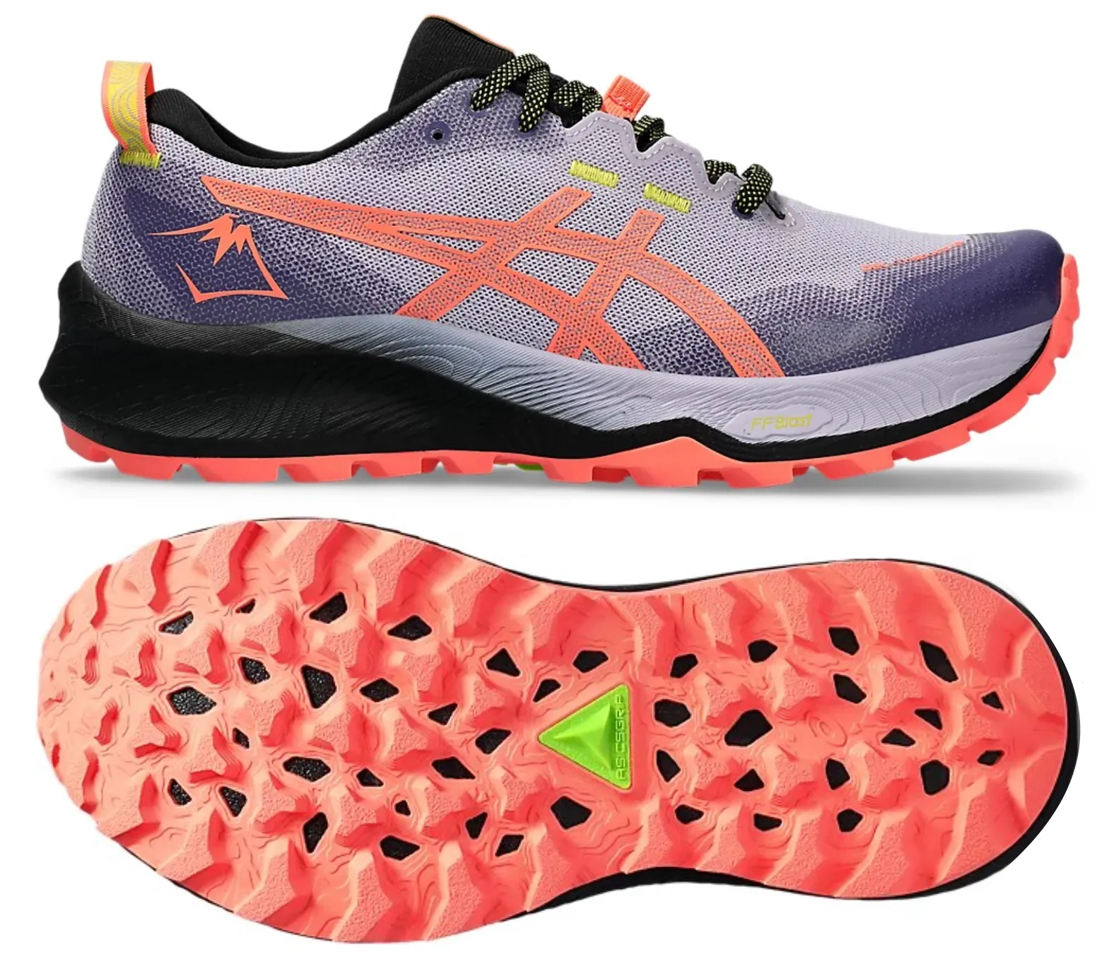 ASICS Gel Trabuco 12 (Faded Ash Rock/Sun Coral) Womens