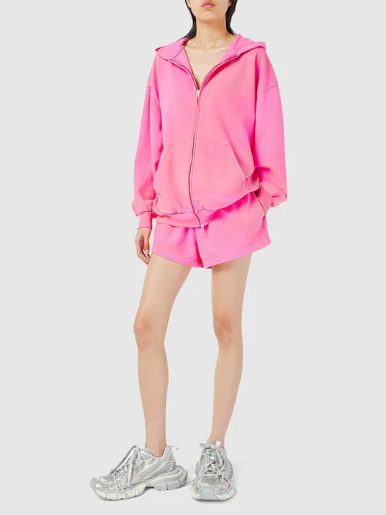 Balenciaga   Cotton jersey running shorts 