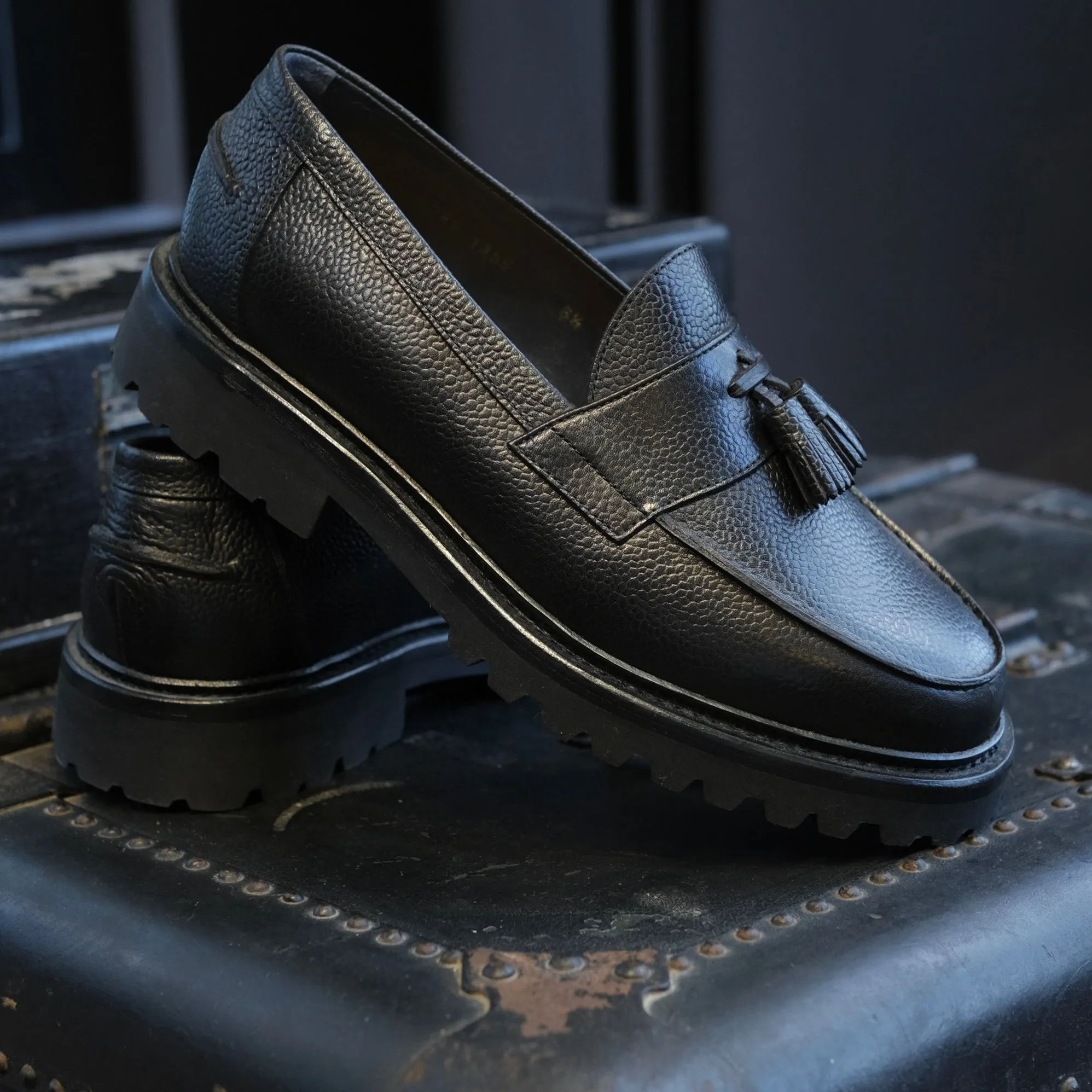 Blackstock & Weber Clasico Tassel Loafer Vibram 1757 (Onyx)