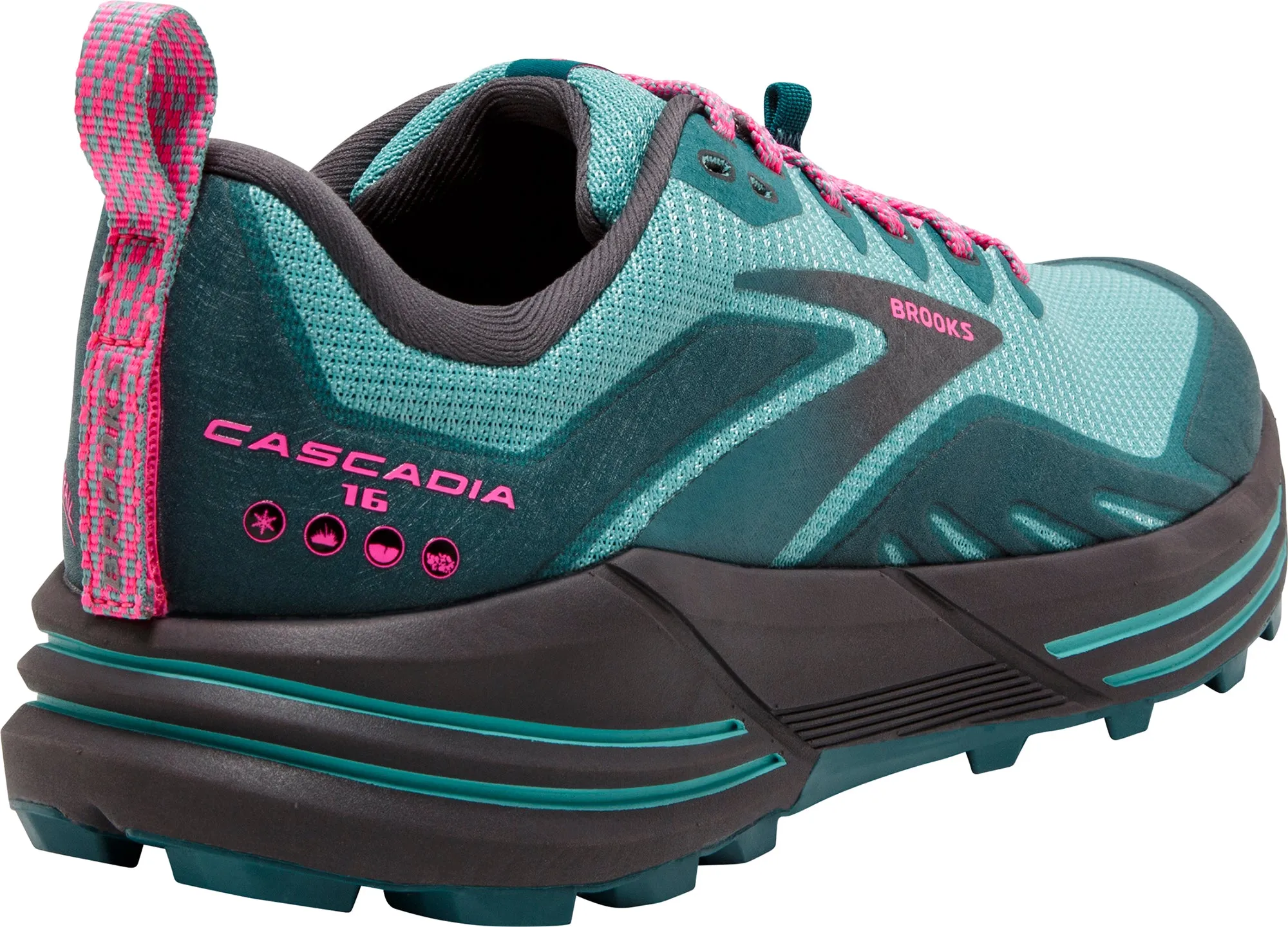 Brooks Cascadia 16 Womens Trail Running Shoes - Blue
