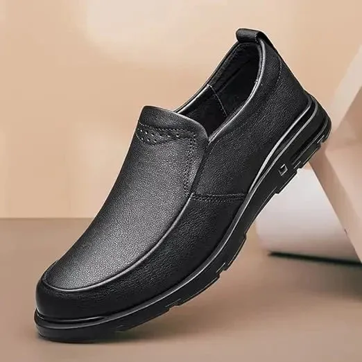 Hnzxzm Genuine Leather Casual Shoes Menlace up Fashion Oxford Shoes Outdoor Breathable Spring Autumn Shoe Men's Dress Shoes for Men