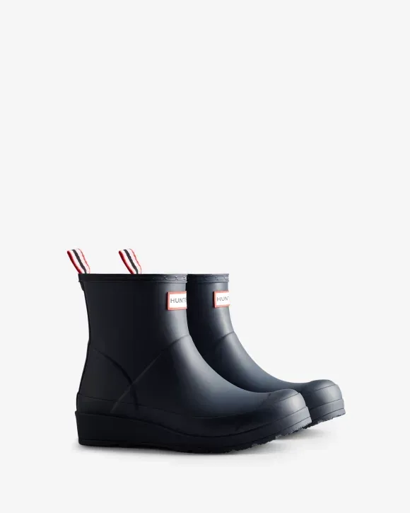 Hunter Women's Play Short Rain Boots Valtameri Blue WFS2020RMA VLE