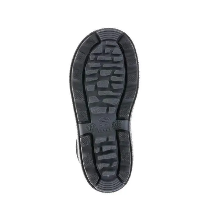 Kamik Riptide Black Charcoal Boys Rain Boots