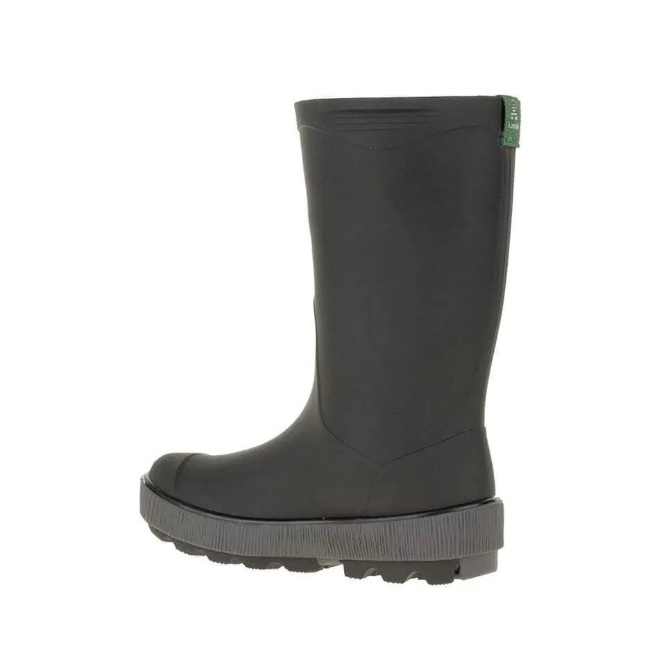 Kamik Riptide Black Charcoal Boys Rain Boots