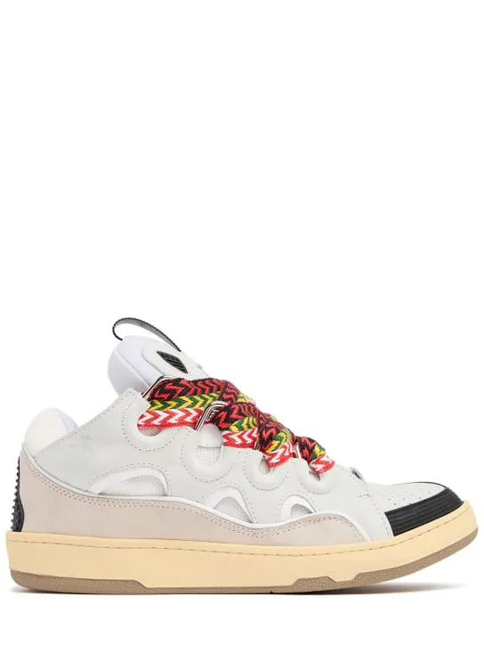 Lanvin   Curb leather sneakers 