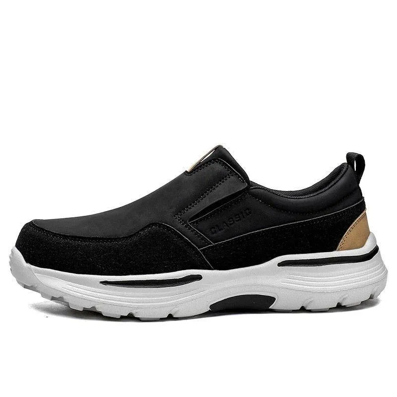 Leather Classic Walking Loafers Men's Casual Shoes GOS0457
