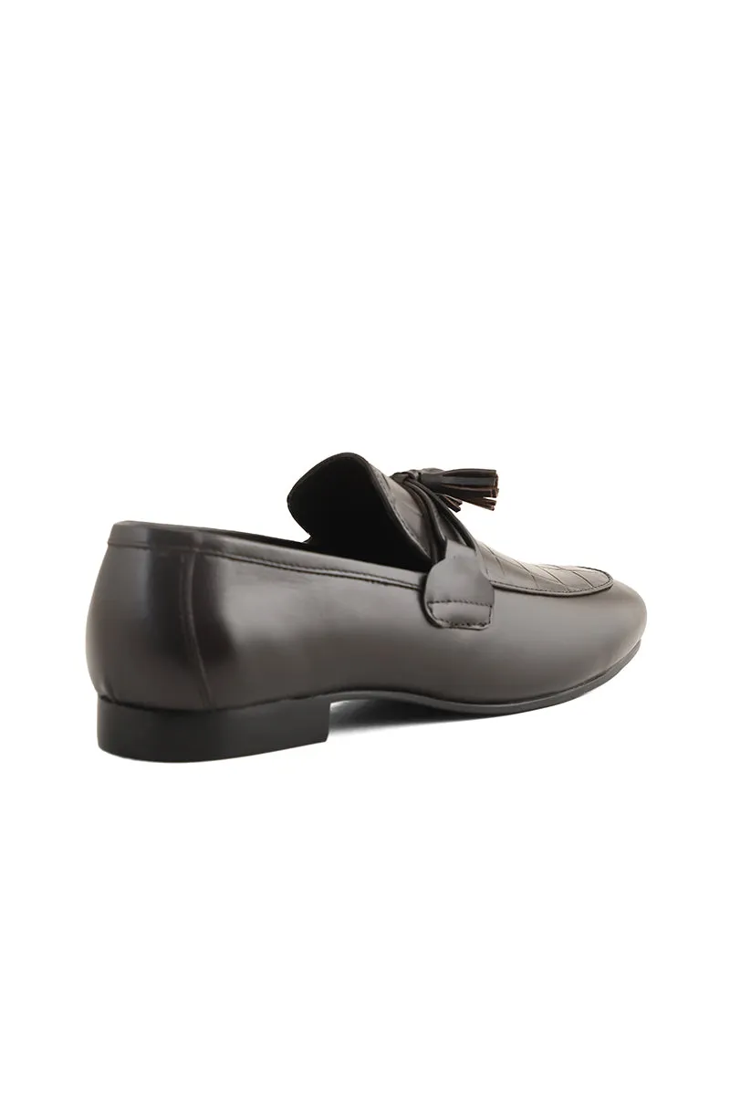 Men Formal Loafers M38074-Brown