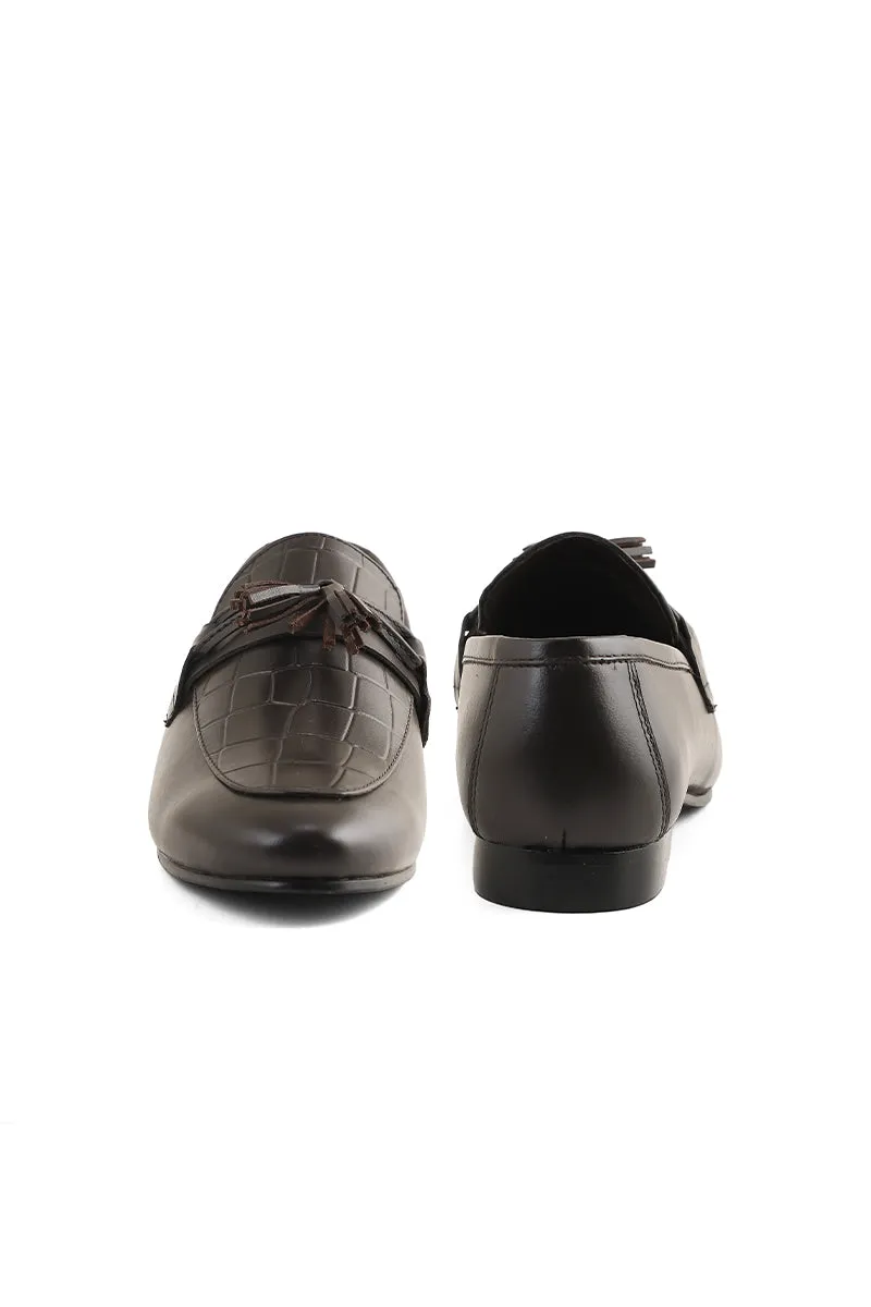 Men Formal Loafers M38074-Brown