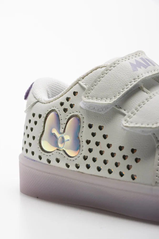 Minnie Mouse Light Up Sneaker White