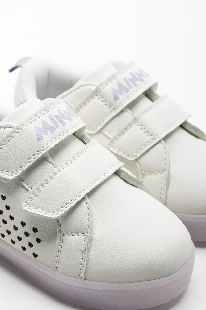 Minnie Mouse Light Up Sneaker White