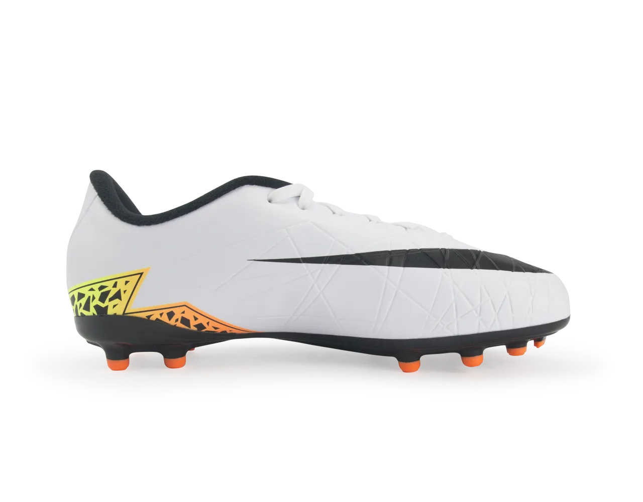 Nike Kids Hypervenom Phelon II FG White/Black/Total Orange