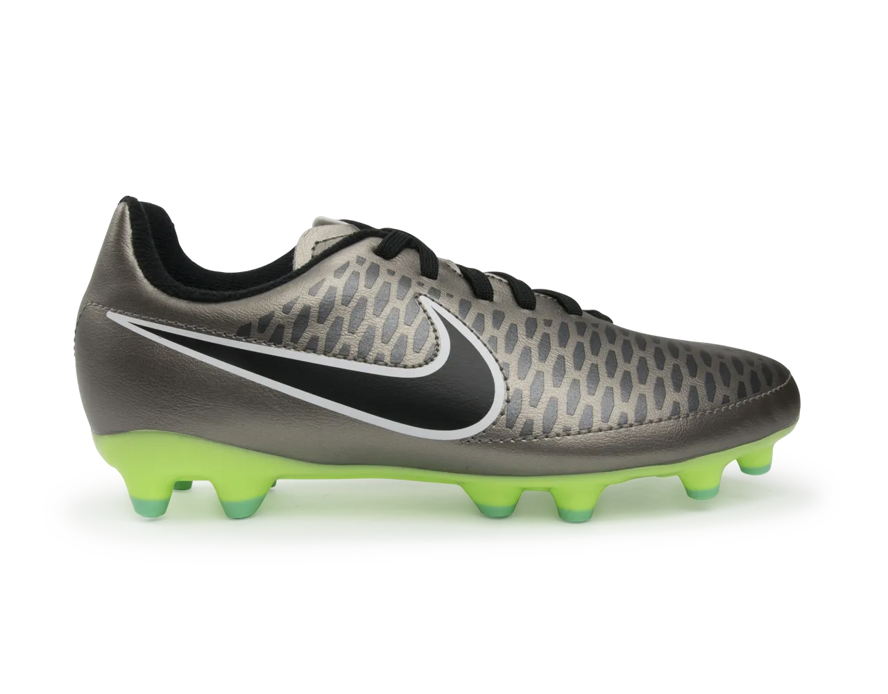 Nike Kids Magista Onda FG Metallic Pewter/Ghost Green/Black