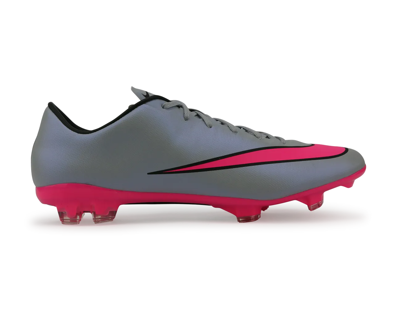 Nike Men's Mercurial Veloce II FG Wolf Grey/Black/Hyper Pink