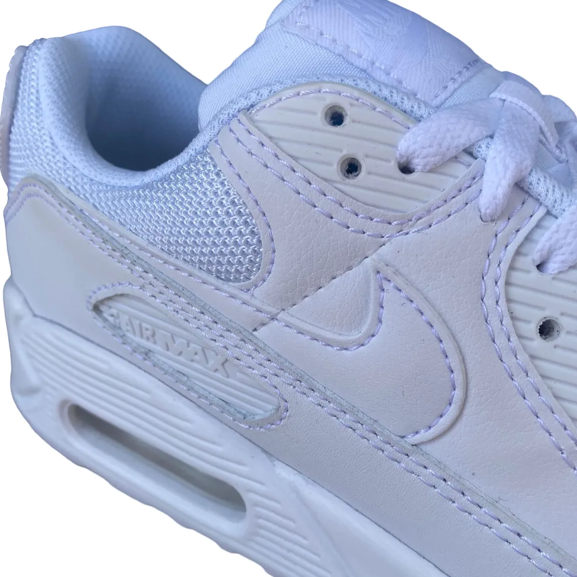 Nike scarpa sneakers da uomo Air Max 90 CN8490-100 bianco