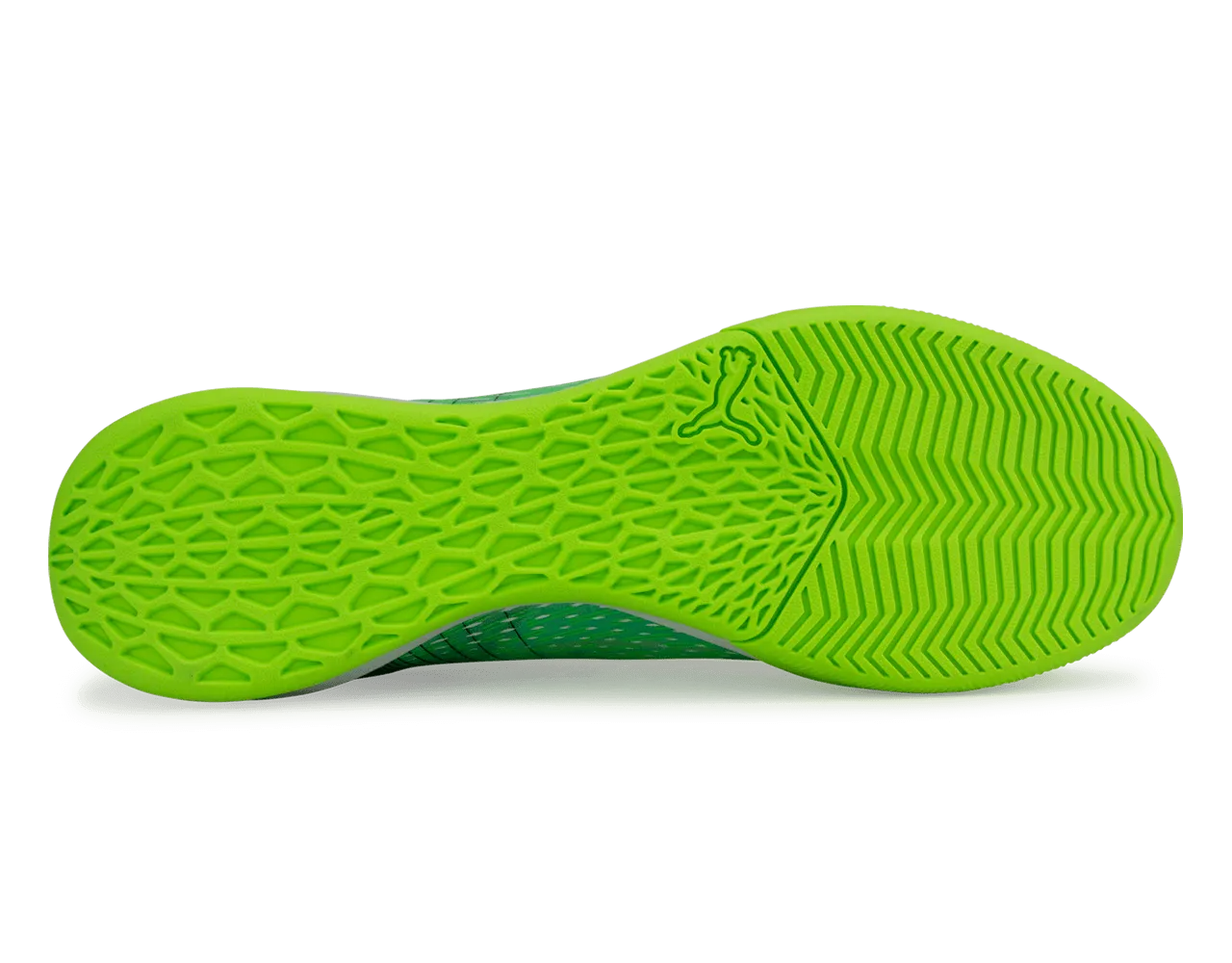 PUMA Men's Ultra 3.3 IT Indoor Soccer Shoes Green/Black