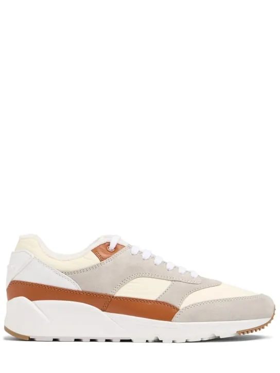 Saint Laurent   Bump leather sneakers 