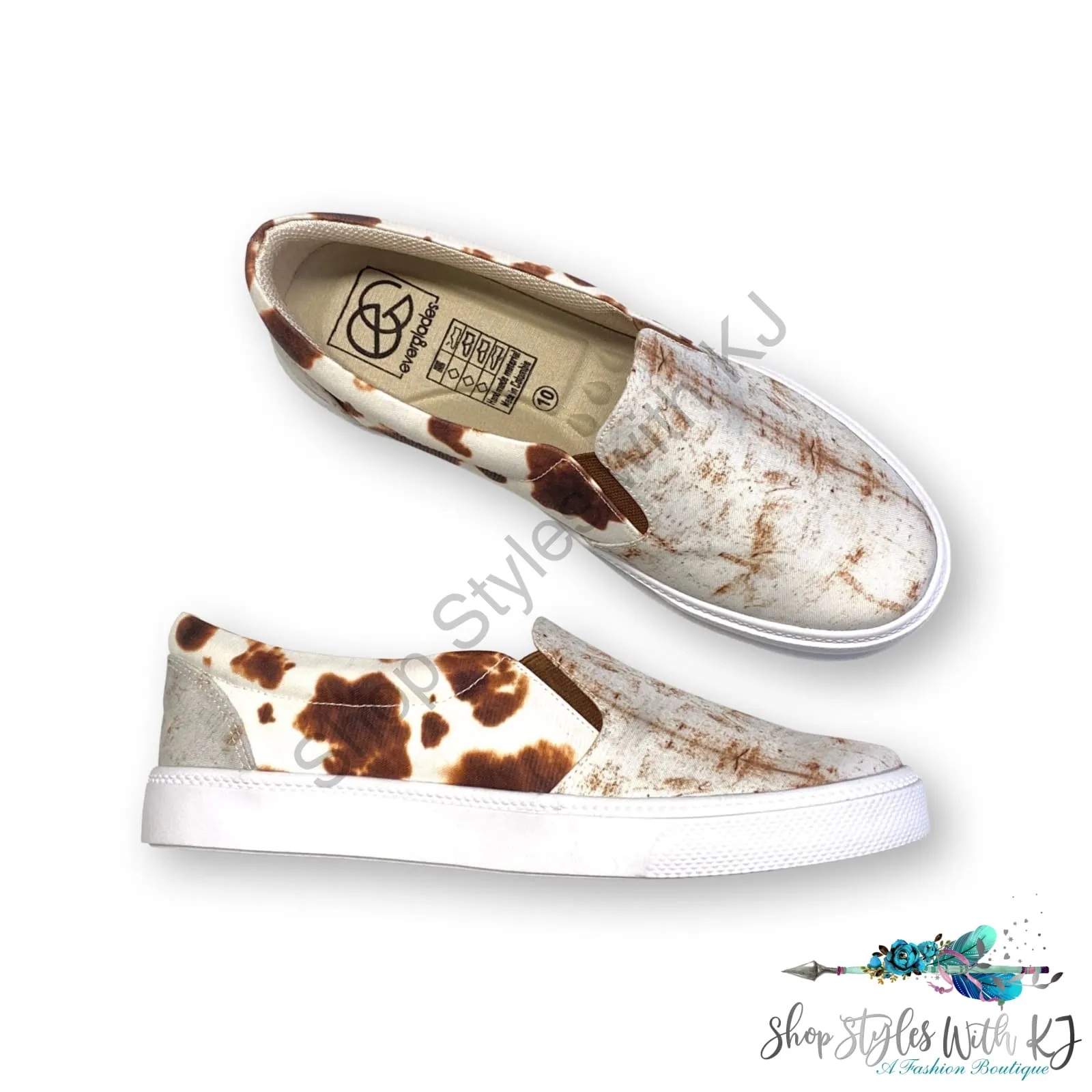 Stylin' Sneakers in Rusted White