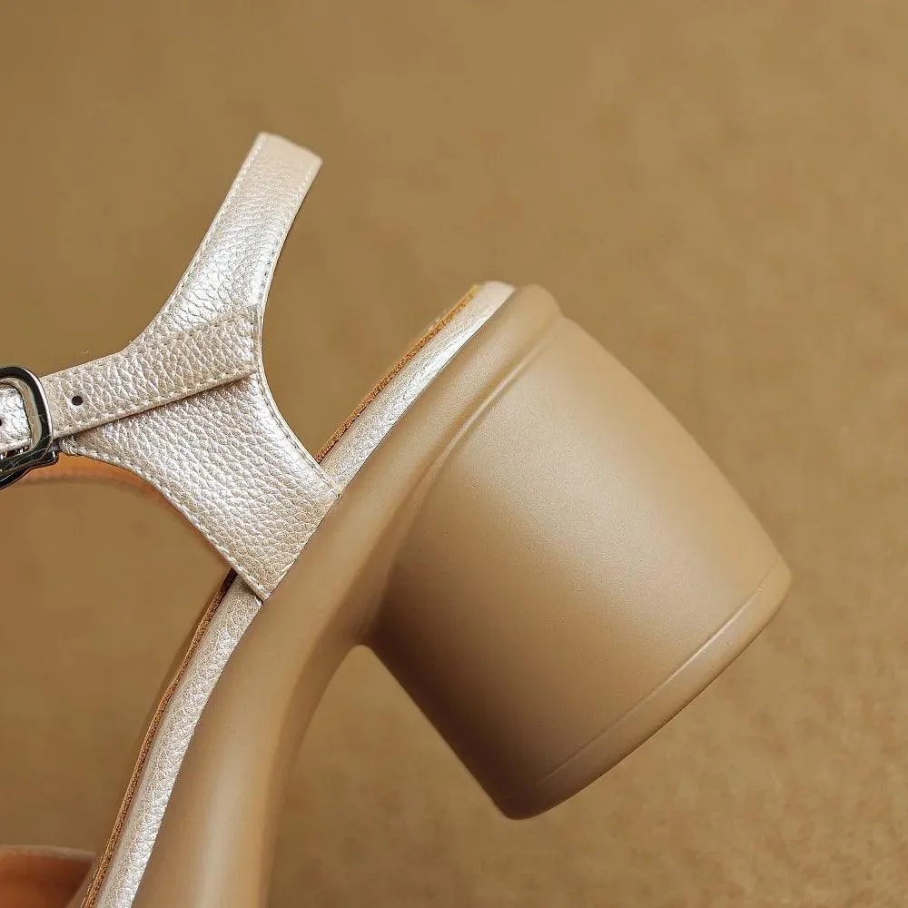 TSS81 Women's Casual Shoes - Chinese knot Mules Pumps