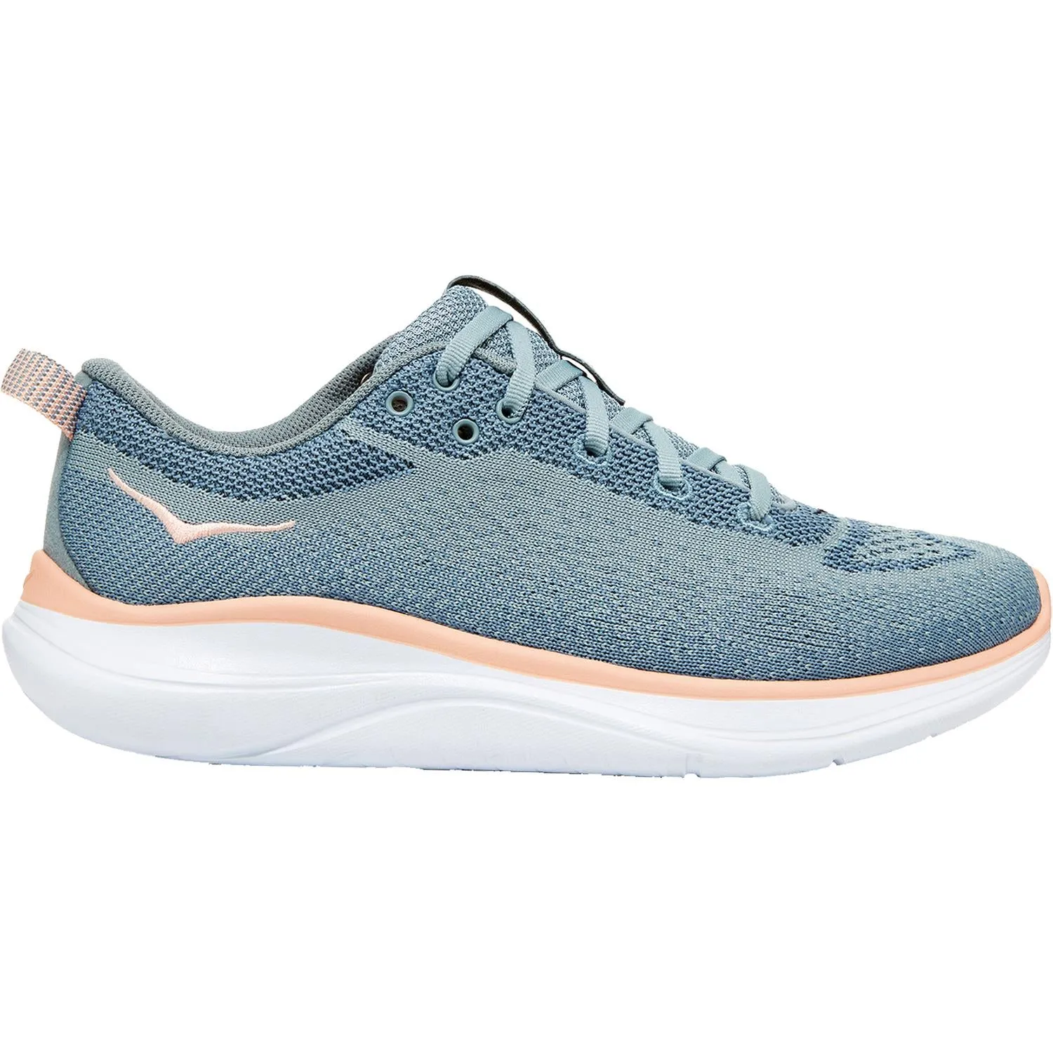 Women's Hoka One One Hupana Flow Lead/Pink Sand Knit Fabric