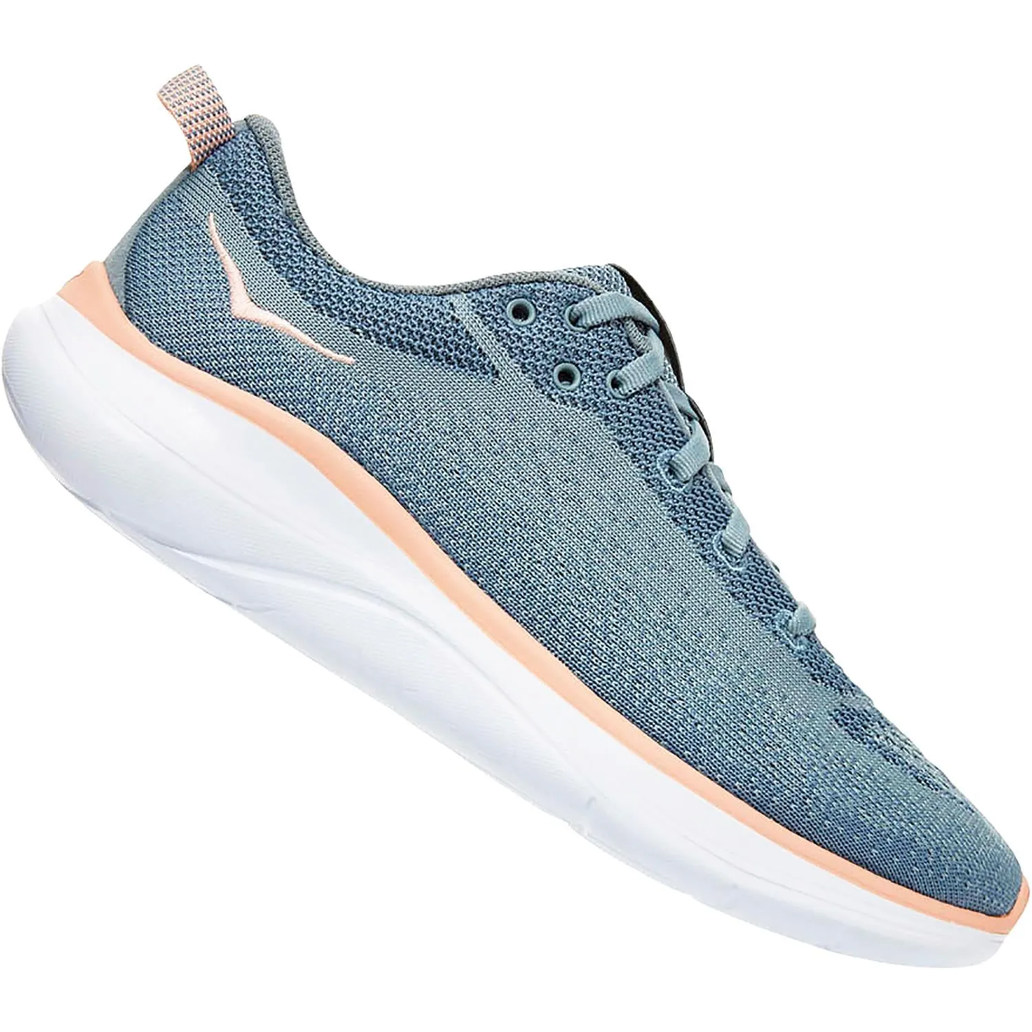 Women's Hoka One One Hupana Flow Lead/Pink Sand Knit Fabric