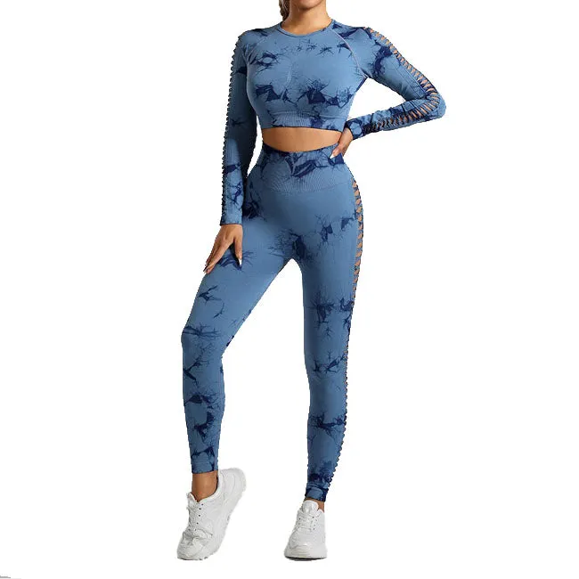 Women's yoga shorts and high-waisted gym yoga set