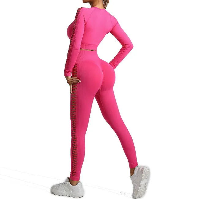 Women's yoga shorts and high-waisted gym yoga set