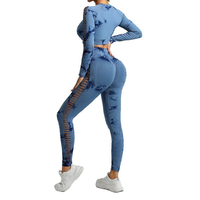 Women's yoga shorts and high-waisted gym yoga set